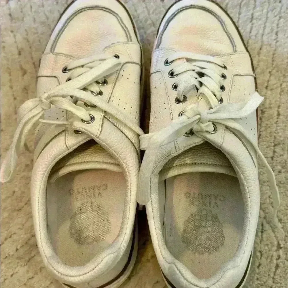 Vince Camuto white sneakers